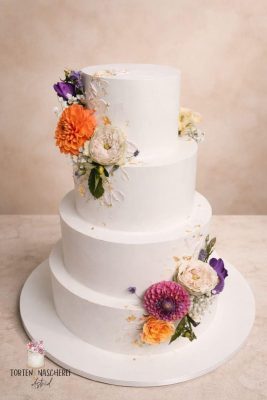 Buttercreme-spatula wedding cake
